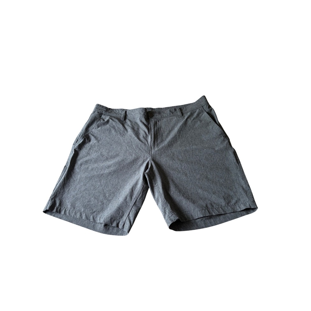 32 Degrees Mens Woven Shorts Gray Heather‎ Performance Stretch Golf 38 #1052279